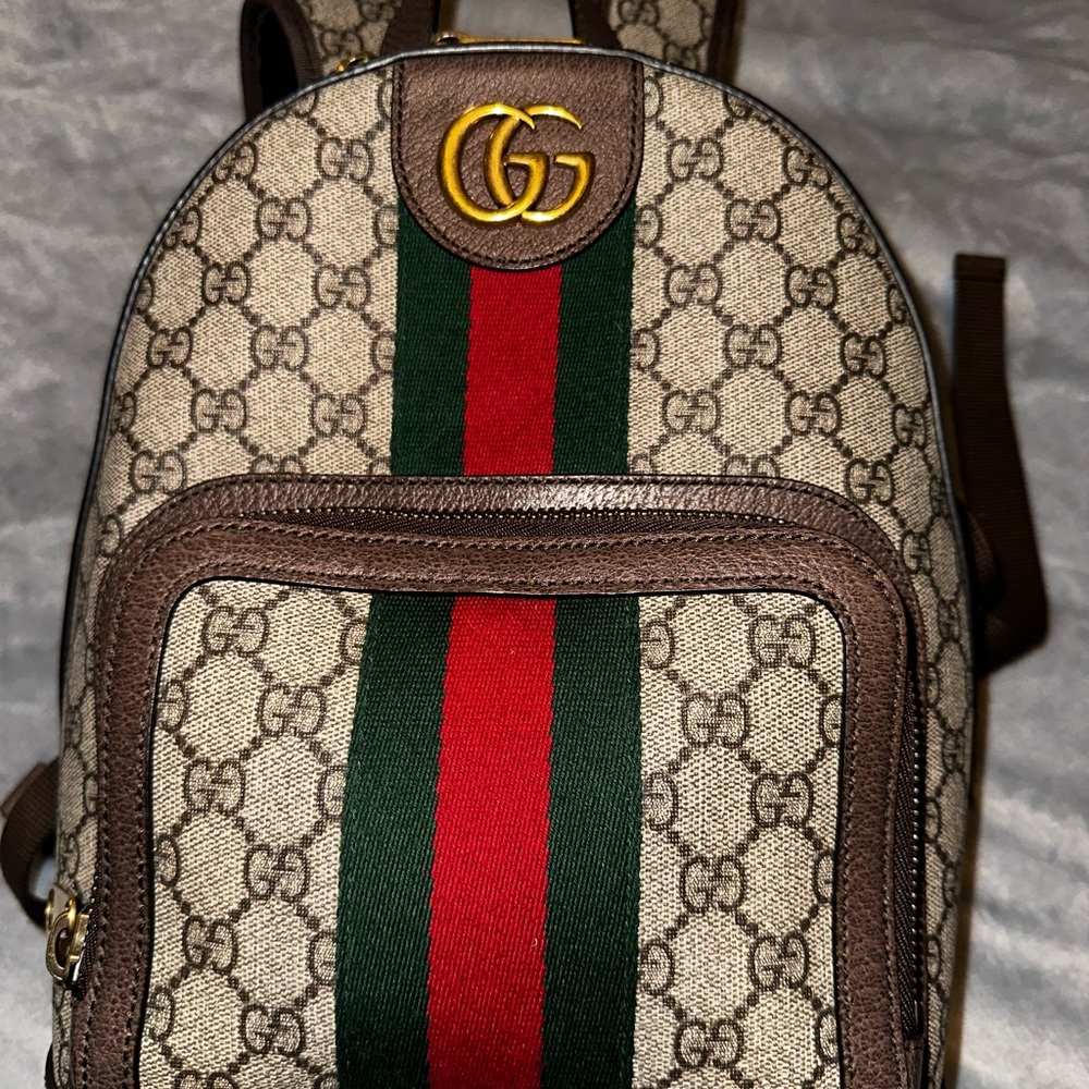 Authentic Ophidia Gg Small Backpack - image 2